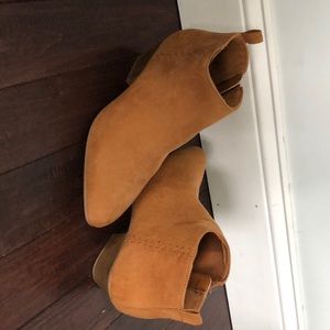 Camel colored booties